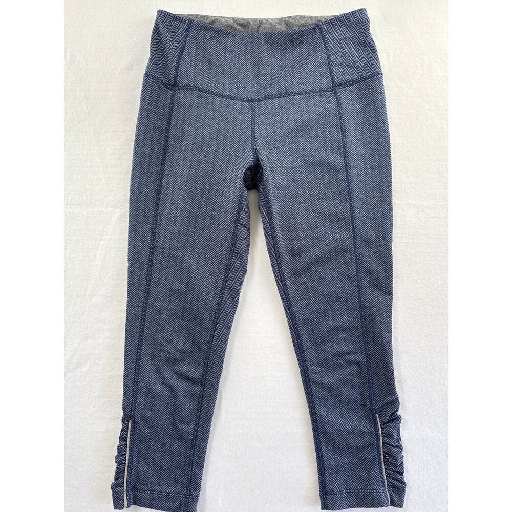 Women’s Mondetta Blue Patterned Leggings Sz S